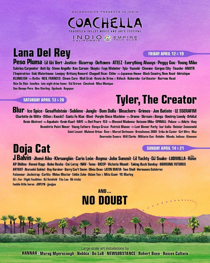 2024 Coachella Festival Lineup